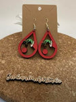 184 Grinch Hand Dangle Earrings