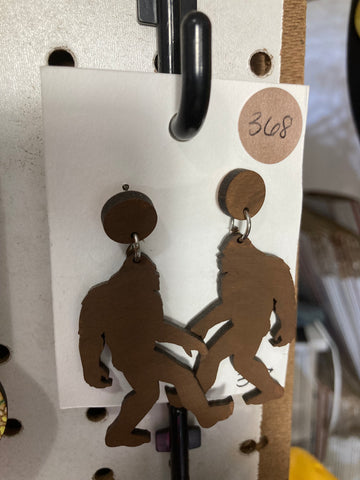 368 Big Foot (Sashsquatch) Dangle Earring