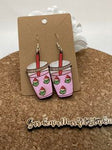 308 Grinch Drink Dangle Earring