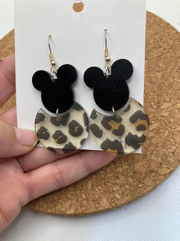 D041 Magical Mouse Leopard Dangle