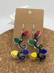 222 Christmas Lights Dangle Earrings