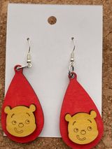 D395 Pooh Face Dangle