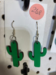 268 Cactus Dangle Earrings