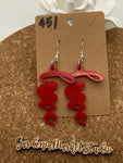 D451 Mouse Love Dangle Earrings