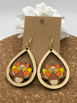 231 Turkey in Teardrop Earrings