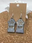 181A RIP Gravestone Earrings