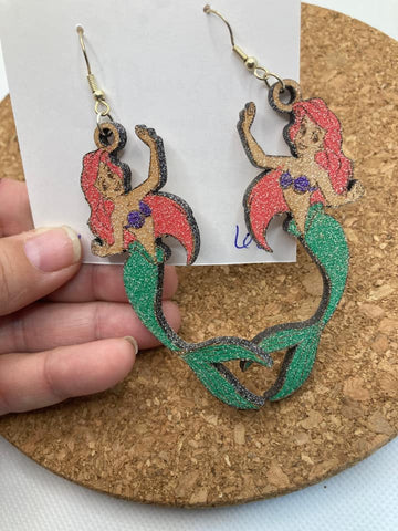 D068 Little Mermaid Dangles