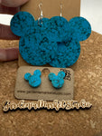 0000 Turquoise Mouse Earrings