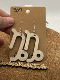 307 Zodiac Dangle Earrings