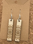 078 Mandala Bar Earrings