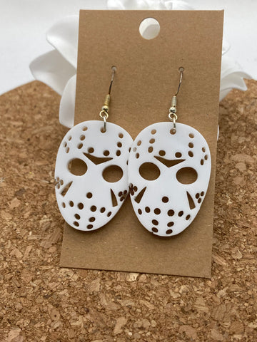 150 Jason Horror Mask Dangle Earrings