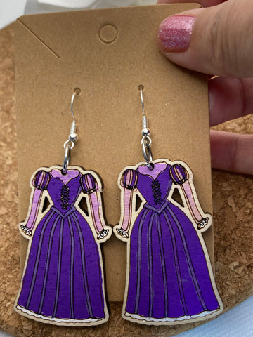 D171 Rapunzel Dress Earrings