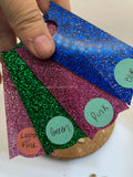 Tumbler Topper Tag - glitter colors