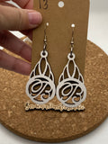 013 Elegant Monogram Dangles