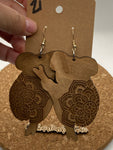 021 Mandala Koala Dangle Earrings