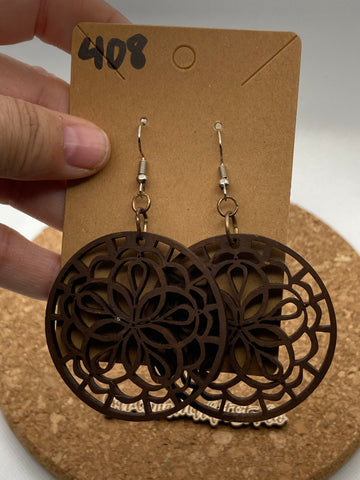 408 Jacey Mandala Dangle Earrings