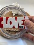 Tumbler Topper Tag - LovMe