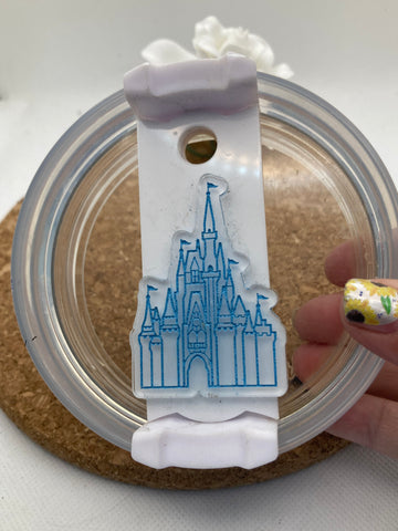 Tumbler Topper Tag -  Princess Castle