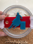 Tumbler Topper Tag -  Barrel Racer