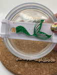 Tumbler Topper Tag -  Mermaid Tail