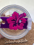 Tumbler Topper Tag - Hibiscus