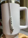 Tumbler Straw Charm - Name and Charm