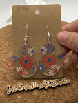 D090 RWB Firework Mouse Dangle Earrings