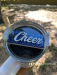 Tumbler Topper Tag -  Cheer