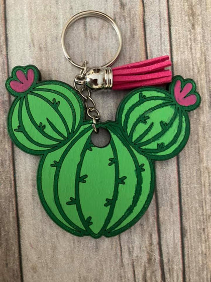 Magical Mouse Cactus Keychain