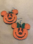 D044 Magical Mouse Pumpkin Earrings