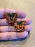 D044 Magical Mouse Pumpkin Earrings