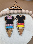 D012 - Mouse Ice Cream Dangles