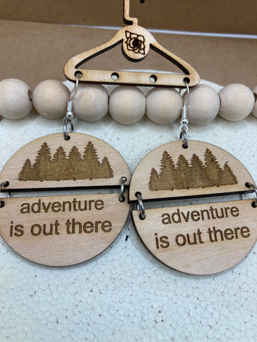 319 Split Adventure wooden dangle