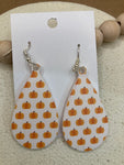 262 - Pumpkin Acrylic Teardrop