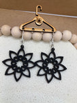 324 Mandala Star Wooden Dangle