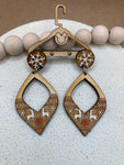 253 Reindeer Sweater Dangle Earrings