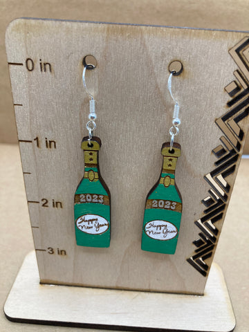 299 - NY Champagne Bottle Dangles